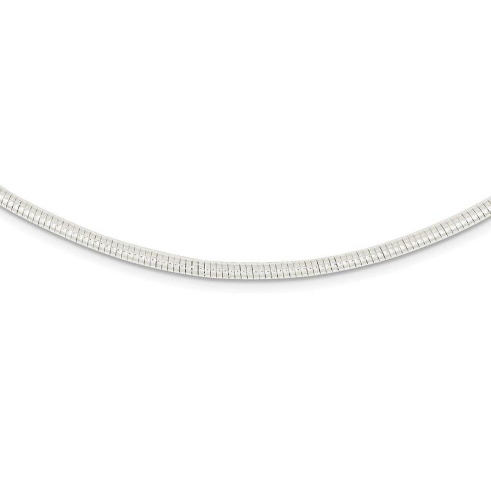 2.75mm Sterling Silver Round Neckwire Chain Necklace, 18 Inch